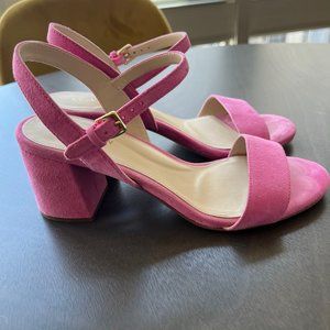 Cole Haan Womens Josie Pink Ankle Strap Heels Size 6.5 Medium (B, M)